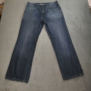 Old Navy Men's Relaxed Fit Boot Cut 34x30 Blue Jeans Dark Wash